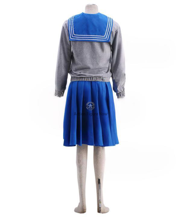 Sailor Moon Mizuno Ami (Amy Anderson) Sailor Mercury Sailor Suit Cosplay Costume - B Edition