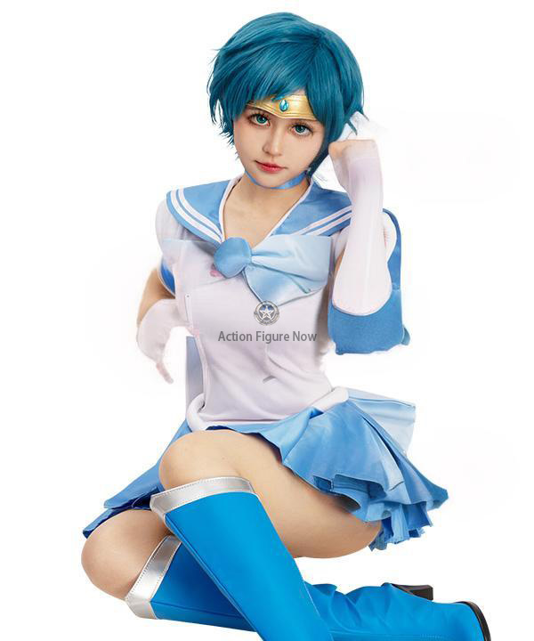 Sailor Moon Mizuno Ami, Sailor Mercury Cosplay Costume
