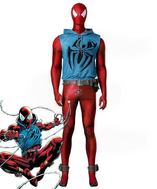 Scarlet Spider Costume from Spider-Man: Across the Spider-Verse - Cosplay Outfit