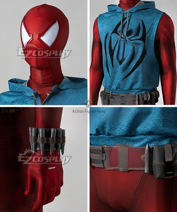 Scarlet Spider Costume from Spider-Man: Across the Spider-Verse - Cosplay Outfit