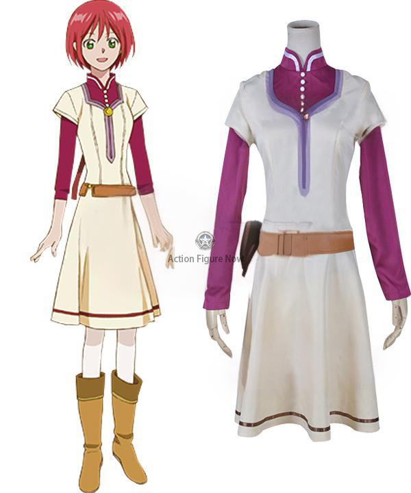 Snow White with the Red Hair: Shirayuki the Chemist/Pharmacist Cosplay Costume