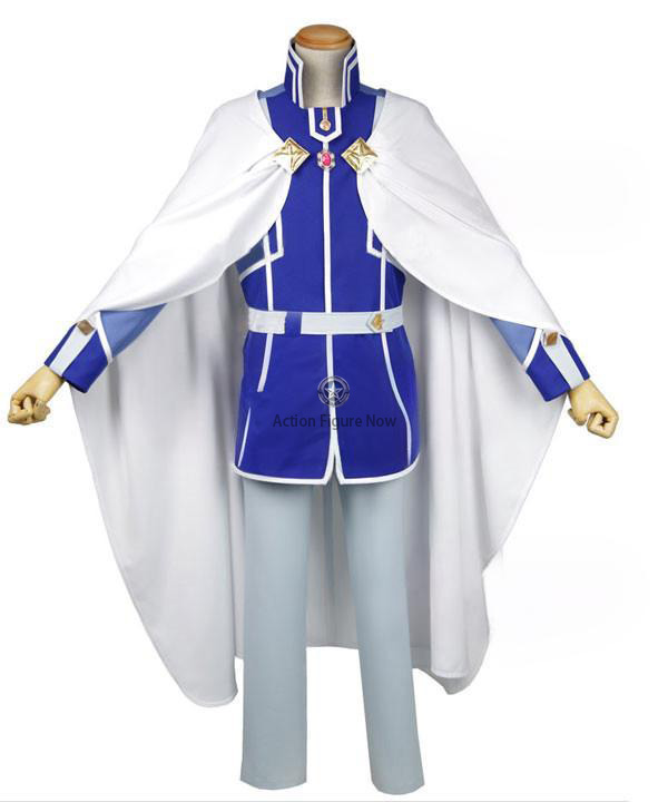 Red-Haired Snow White: Kagami no Shirayukihime Zen Wistalia Cosplay Costume with Cloak