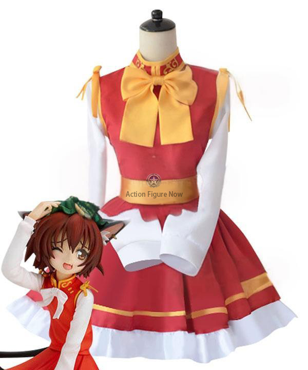Touhou Project Chen Cosplay Costume