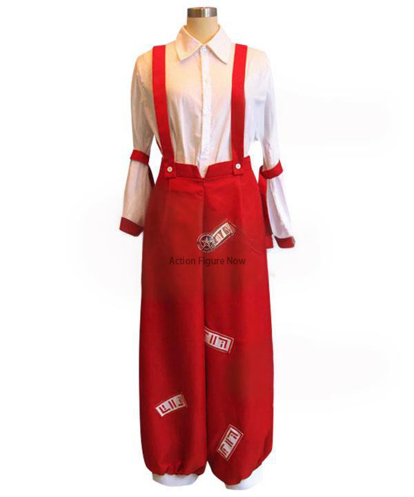 Scarlet Devil Touhou Project Fujiwara no Mokou Cosplay Costume