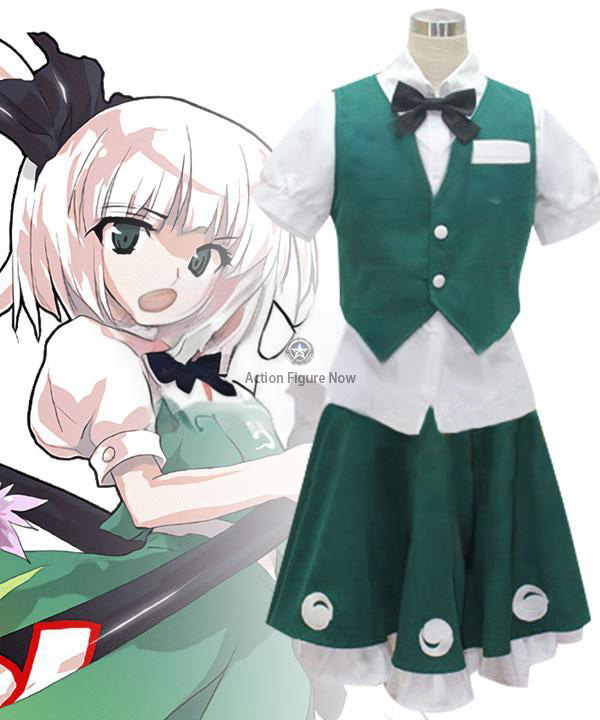 Ghost Youmu Konpaku Cosplay Costume from Touhou Project