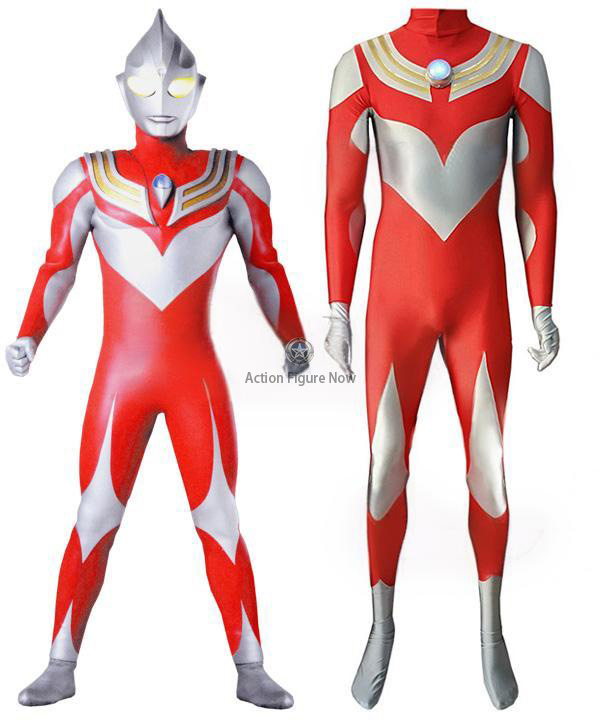 Ultraman Tiga Power Type Costume - Full Body Zentai Suit for Cosplay