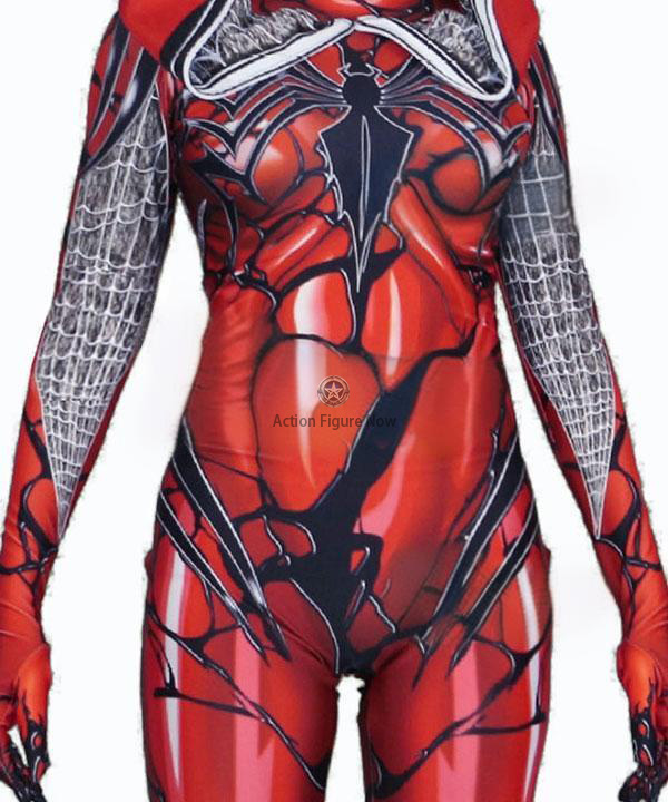 Spider-Gwen Venom Symbiote and Carnage Inspired Cosplay Jumpsuit