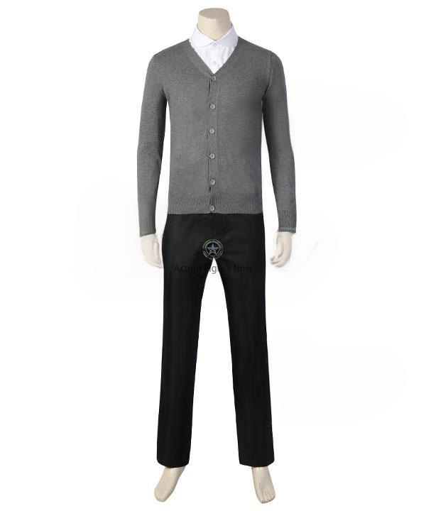 Wednesday Series 2022 - Nevermore Academy Male Uniform Cosplay Costume in Purple