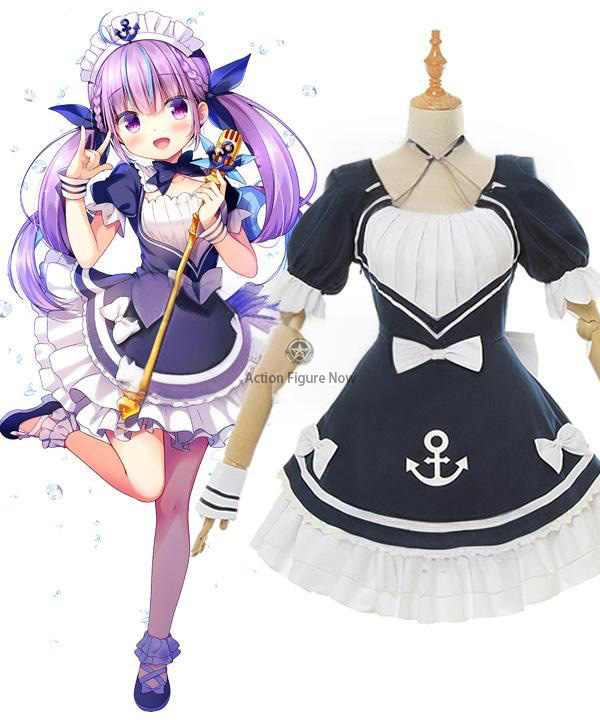 Aqua Minato Virtual YouTuber Cosplay Outfit