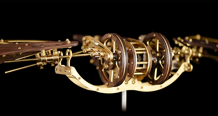 Mystery Aircraft DIY Assembly Model Kit - Crafted from Solid Metal and Wood for Enhanced Longevity Mystery Aircraft DIY Assembly Model Kit - Crafted from Solid Metal and Wood for Enhanced Longevity
