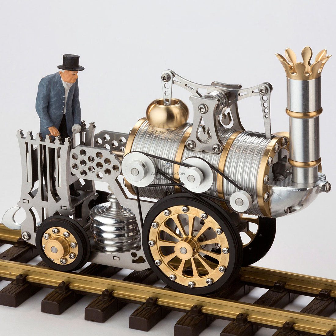 Stirling Engine Steam Train Model Track (SKU: 33ED3048587) Stirling Engine Steam Train Model Track (SKU: 33ED3048587)