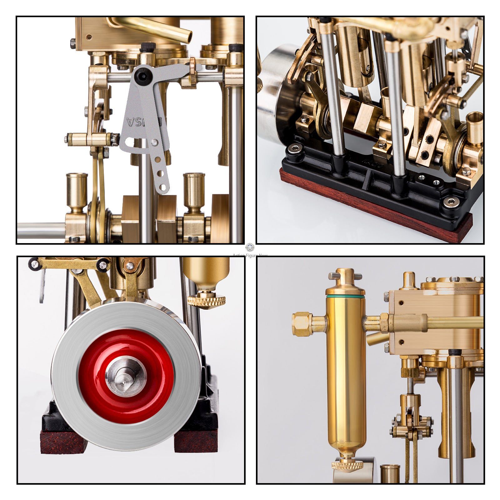KACIO LS3-13S Vertical Steam Engine 2-Cylinder RC Reciprocating Steam Engine with Oil Cup Support Forward & Reverse Rotation Steam Model Boat KACIO LS3-13S Vertical Steam Engine 2-Cylinder RC Reciprocating Steam Engine with Oil Cup Support Forward & Reverse Rotation Steam Model Boat