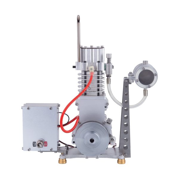 15cc Vertical Overhead Valve (OHV) Single Cylinder Four-Stroke Internal Combustion Engine Model for Physics and Mechanical Experiments (with Base, Power Distribution Cabinet, and Fuel Tank)