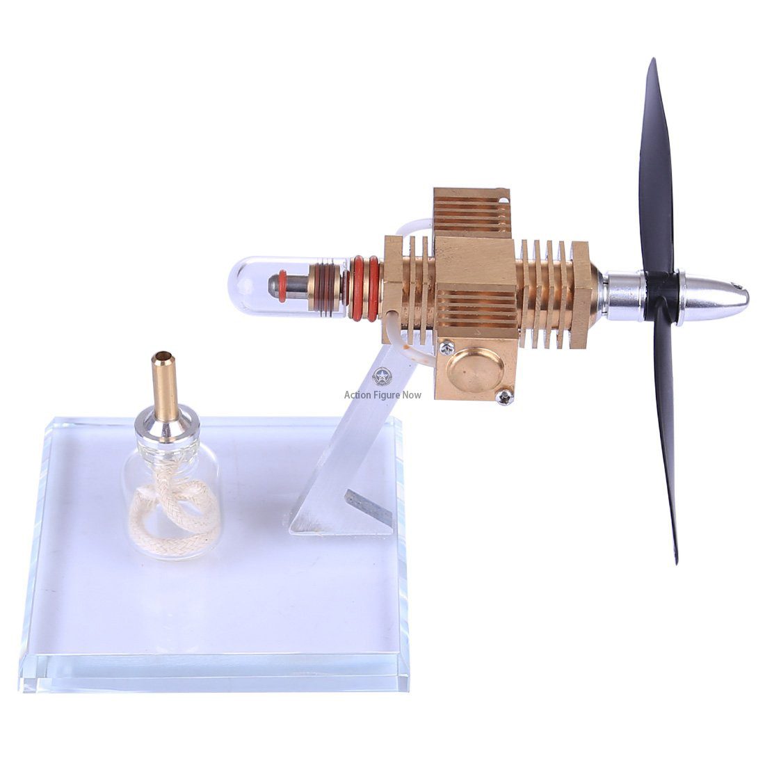 Aircraft Stirling Engine Kit: Mini Pocket Stirling Engine Power Generator Model Toy Aircraft Stirling Engine Kit: Mini Pocket Stirling Engine Power Generator Model Toy