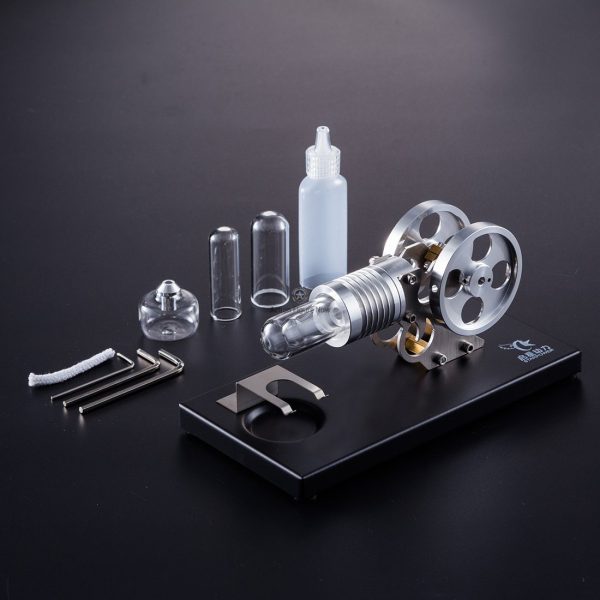 Stirling Engine DIY Manson Engine Model Set with Metal Base