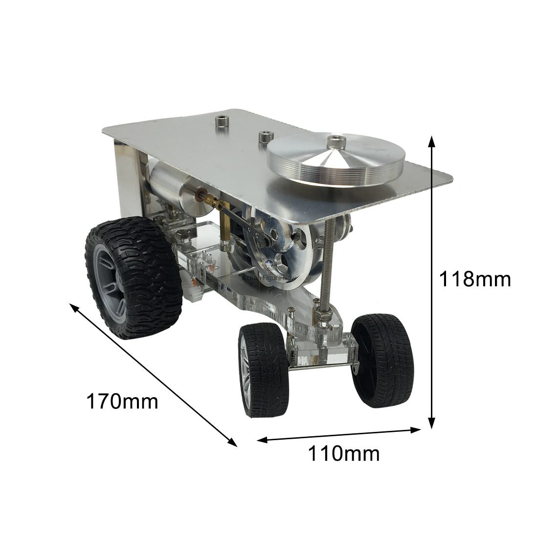 Stirling Engine Tractor Model Kit | Educational Science Experiment Toy