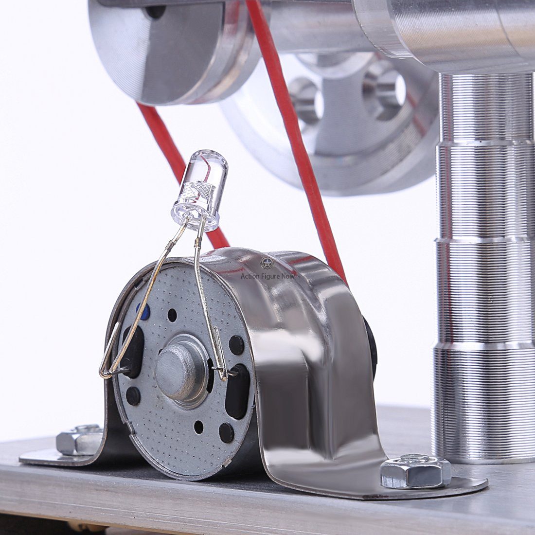 Stirling Engine Generator with LED Illumination and Educational Model - Enginediy Stirling Engine Generator with LED Illumination and Educational Model - Enginediy