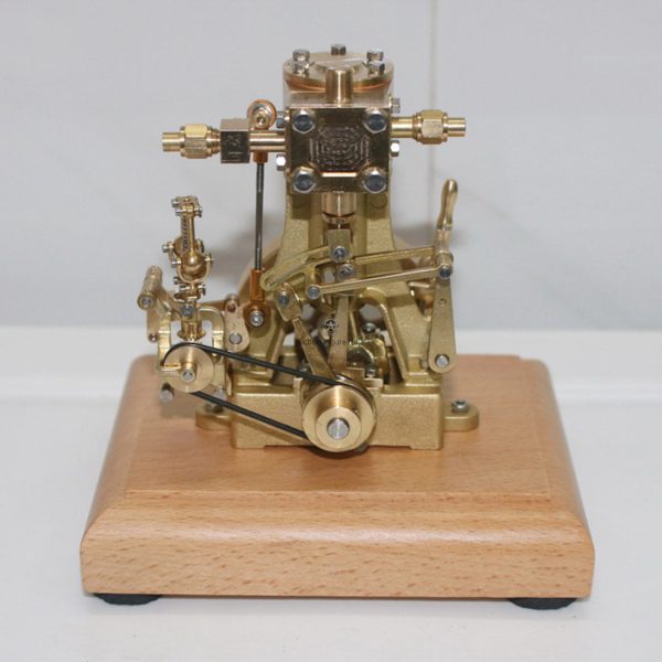 1:85 Scale M31 Vertical Reciprocating Single-Cylinder Steam Engine Model Kit with Speed Reducer