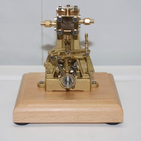 1.85cc Mini Retro Vertical Single-Cylinder Double-Acting Steam Engine Model Kit with Speed Reducer