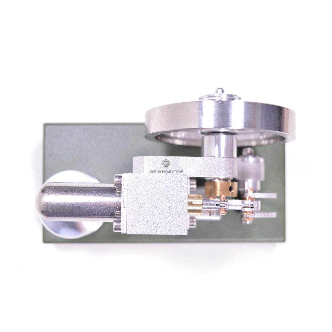 ENJOMOR Mini Alpha-type Stirling Hot Air Engine Educational DIY Physics Model Engine Experiment Science Kit STEM Toy