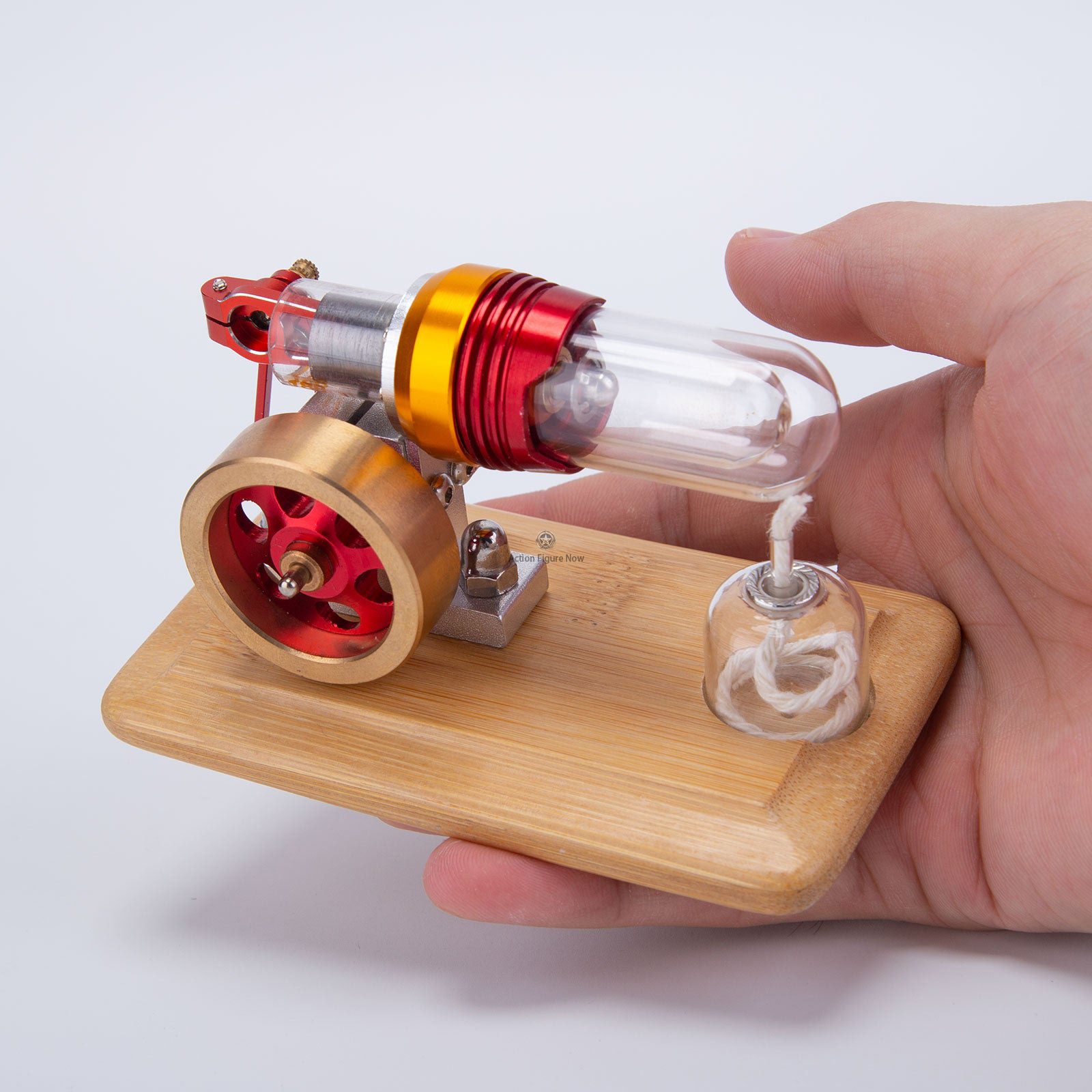 ENJOMOR Mini Free Piston Stirling Engine, External Combustion Hot Air Engine Model Science STEM Toy ENJOMOR Mini Free Piston Stirling Engine, External Combustion Hot Air Engine Model Science STEM Toy