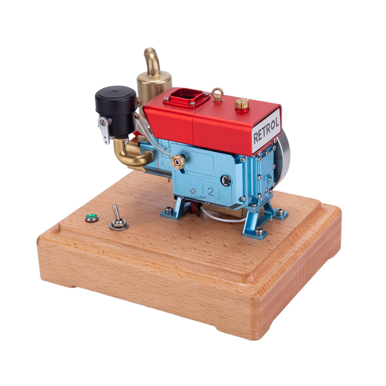 RETROL 1/8 2.6cc Mini 4-Stroke Gasoline Engine Model: Upgraded Internal Combustion Engine Model RETROL 1/8 2.6cc Mini 4-Stroke Gasoline Engine Model: Upgraded Internal Combustion Engine Model