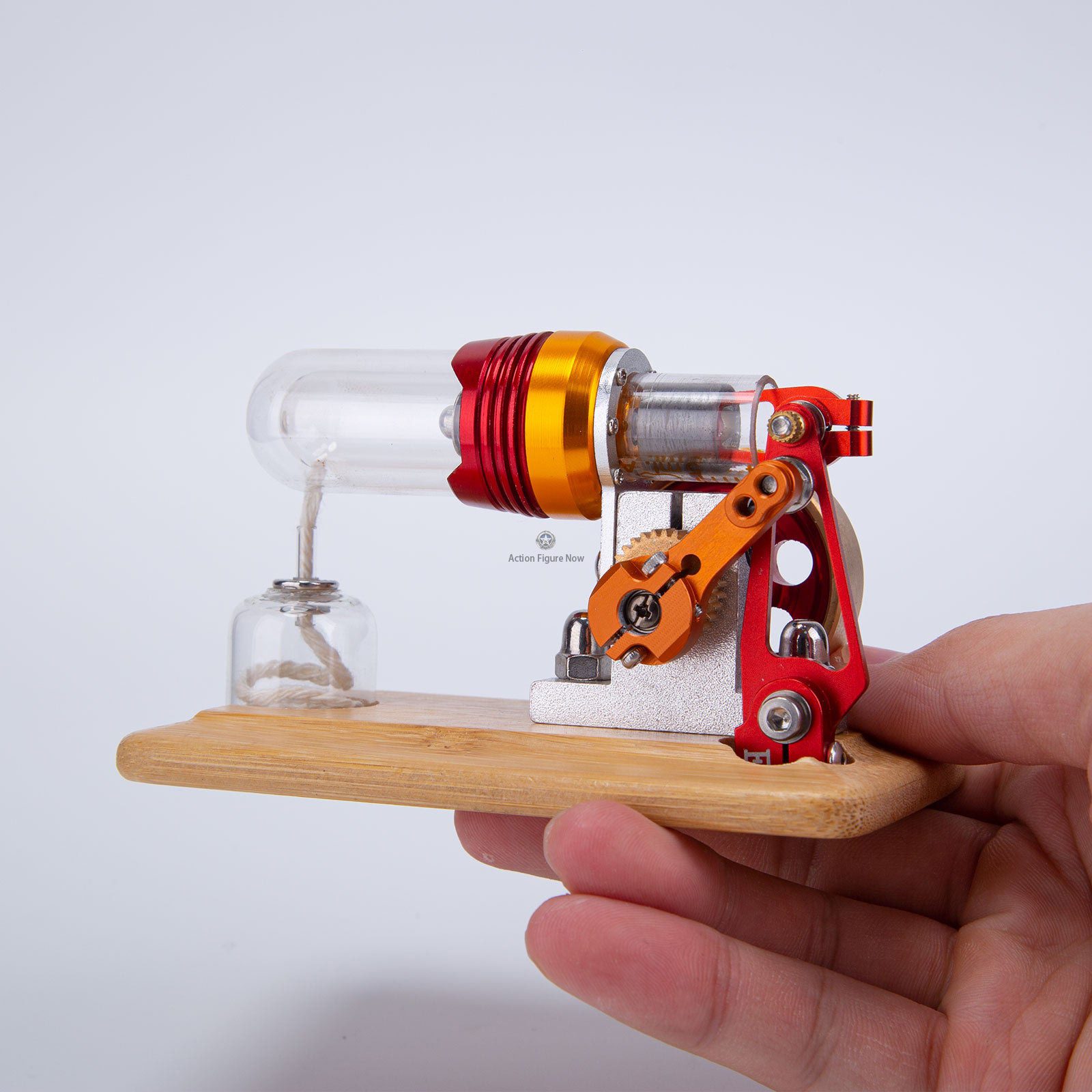 ENJOMOR Mini Free Piston Stirling Engine, External Combustion Hot Air Engine Model Science STEM Toy ENJOMOR Mini Free Piston Stirling Engine, External Combustion Hot Air Engine Model Science STEM Toy