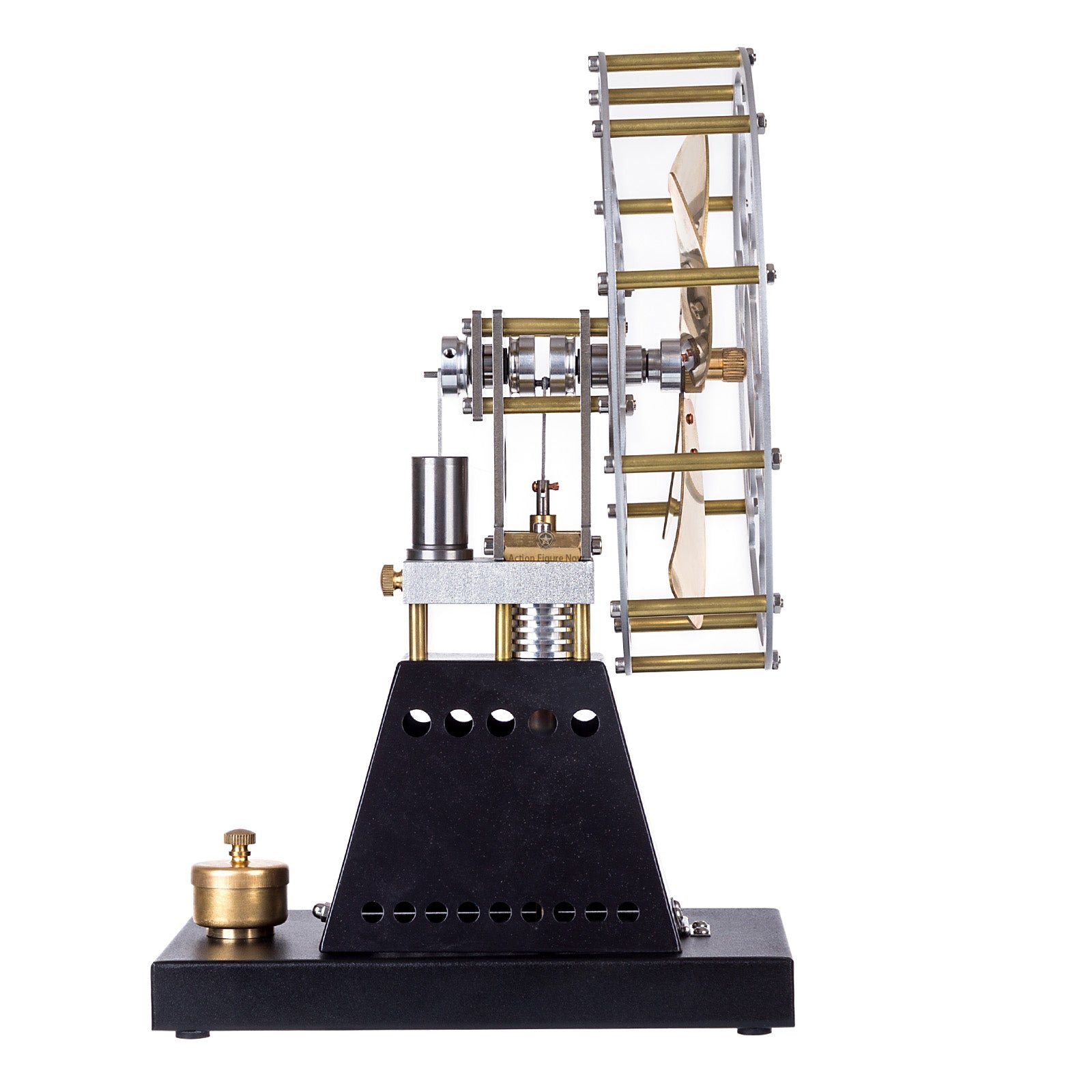 Vintage Stirling Engine Thermal Stove Top Heat Powered Fan Vintage Stirling Engine Thermal Stove Top Heat Powered Fan