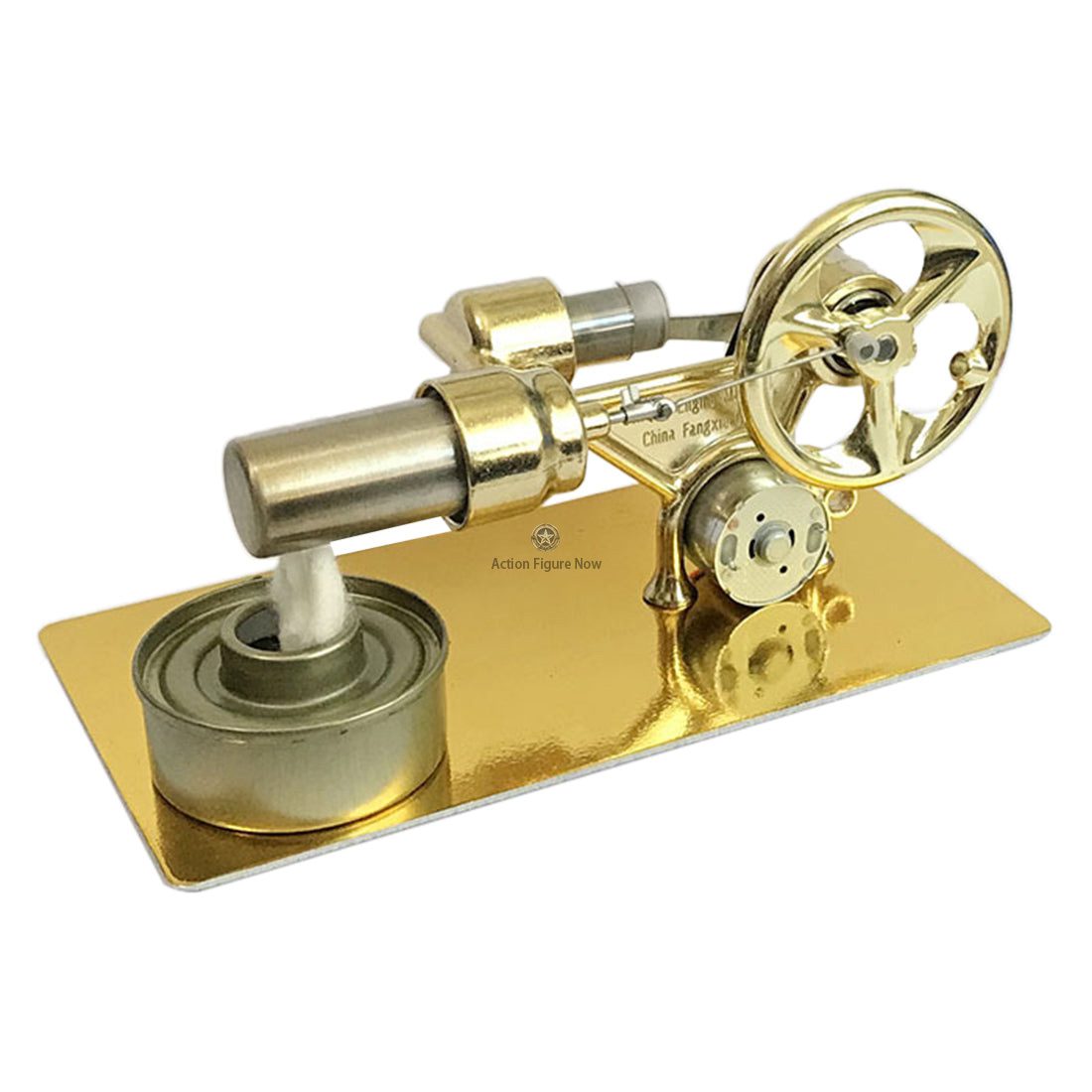 Single-Cylinder Stirling Engine Model Building Kit with LED for Educational Study Single-Cylinder Stirling Engine Model Building Kit with LED for Educational Study