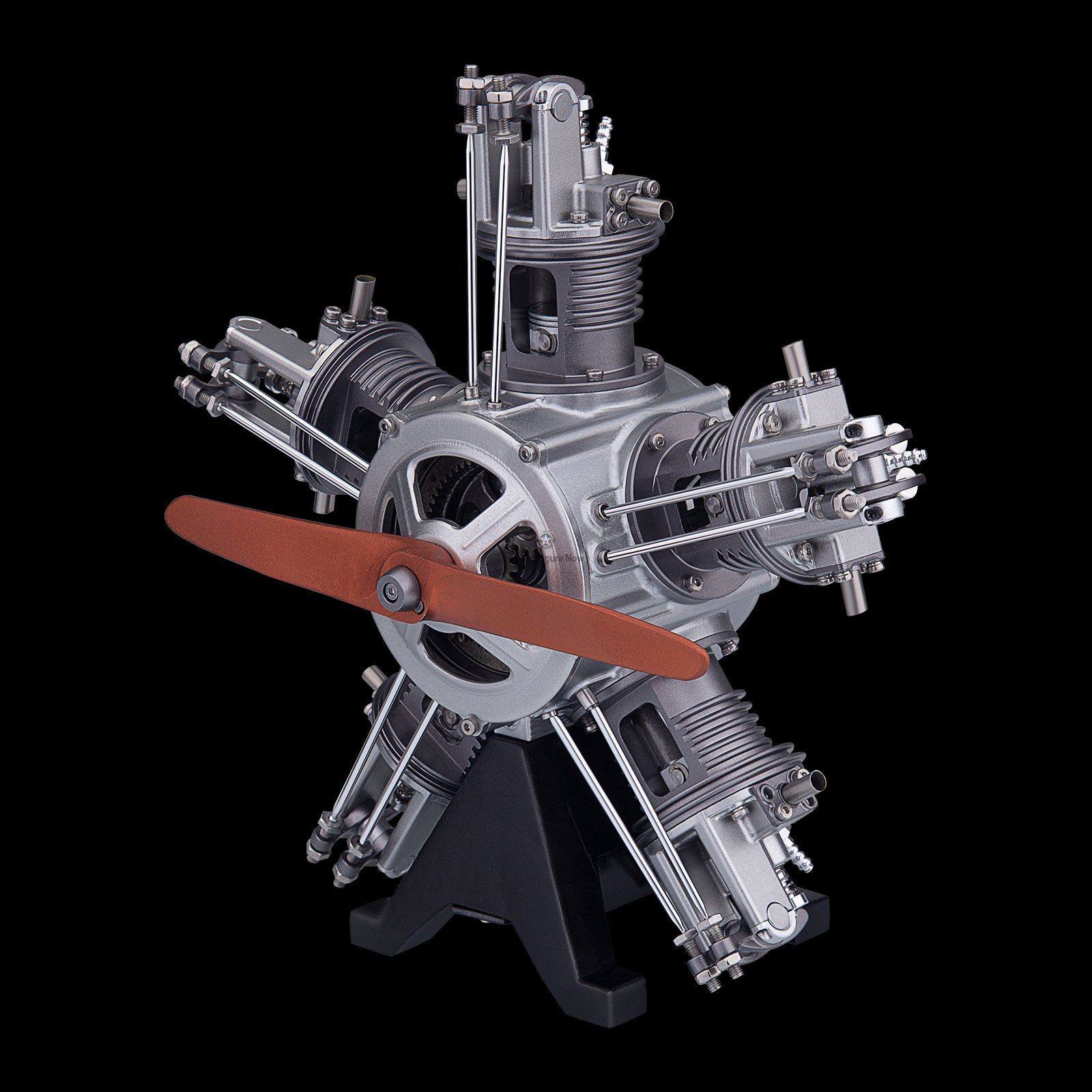 5-Cylinder Radial Engine Model Kit (Working Model) - 1:6 Scale Metal Assembly with 250+ Pieces 5-Cylinder Radial Engine Model Kit (Working Model) - 1:6 Scale Metal Assembly with 250+ Pieces
