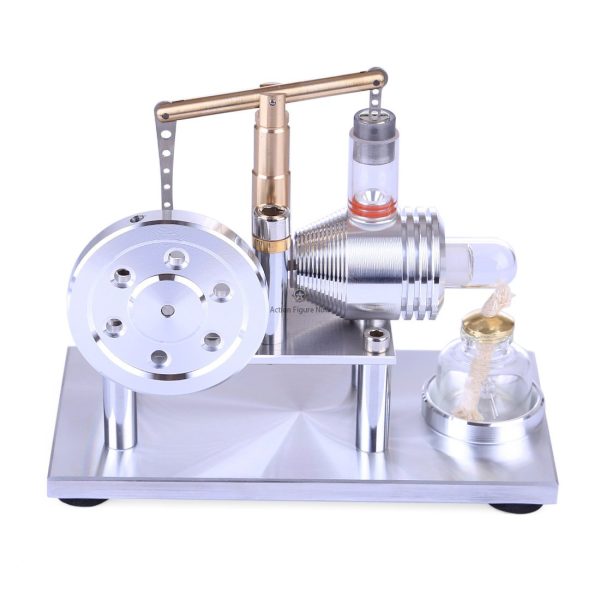 Stirling Engine Model - Stainless Steel External Combustion Stirling Engine Experiment Toy