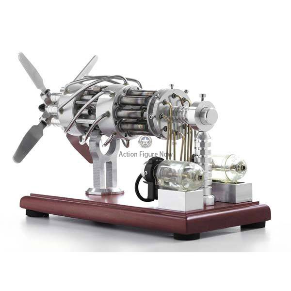 16-Cylinder Stirling Engine Double-Tank Gas-Powered Motor Stirling Engine Model Kit 16-Cylinder Stirling Engine Double-Tank Gas-Powered Motor Stirling Engine Model Kit