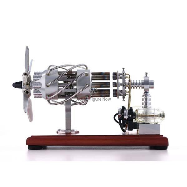 16-Cylinder Stirling Engine Double-Tank Gas-Powered Motor Stirling Engine Model Kit 16-Cylinder Stirling Engine Double-Tank Gas-Powered Motor Stirling Engine Model Kit