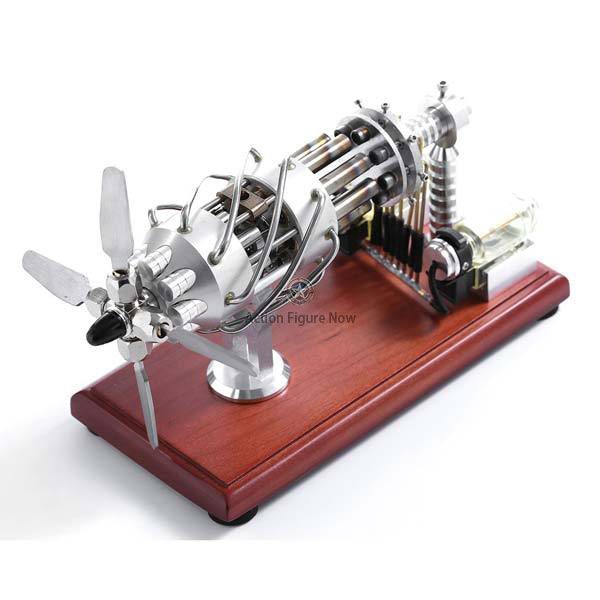 16-Cylinder Stirling Engine Double-Tank Gas-Powered Motor Stirling Engine Model Kit
