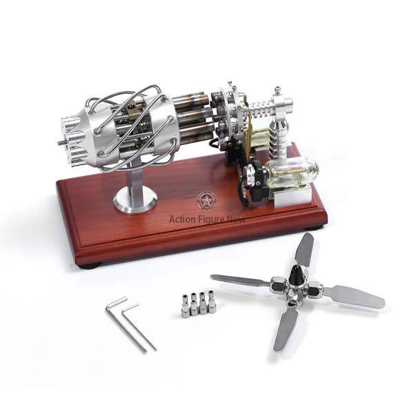 16-Cylinder Stirling Engine Double-Tank Gas-Powered Motor Stirling Engine Model Kit 16-Cylinder Stirling Engine Double-Tank Gas-Powered Motor Stirling Engine Model Kit