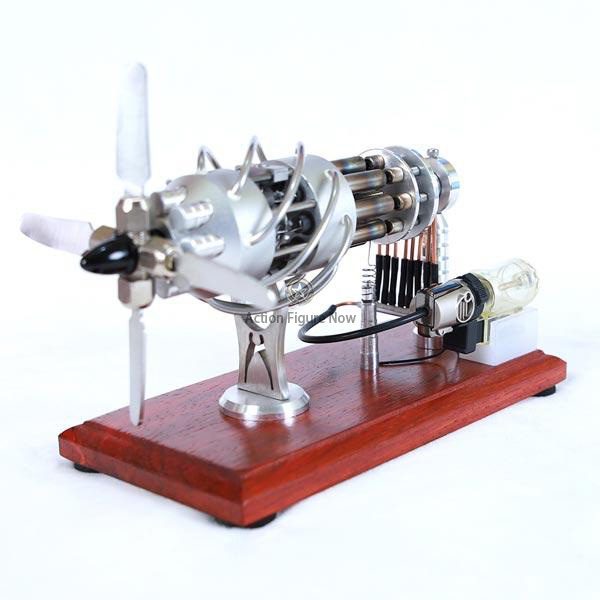 16-Cylinder Stirling Engine Model Kit Collector's Edition Engineer Gift