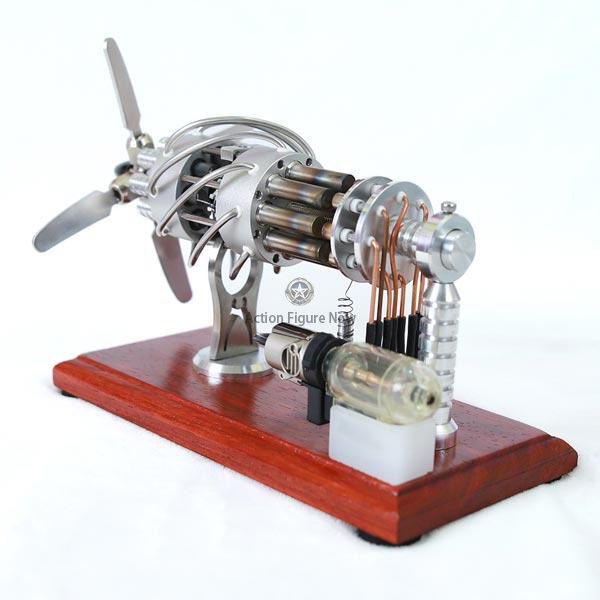 16-Cylinder Stirling Engine Model Kit Collector's Edition Engineer Gift