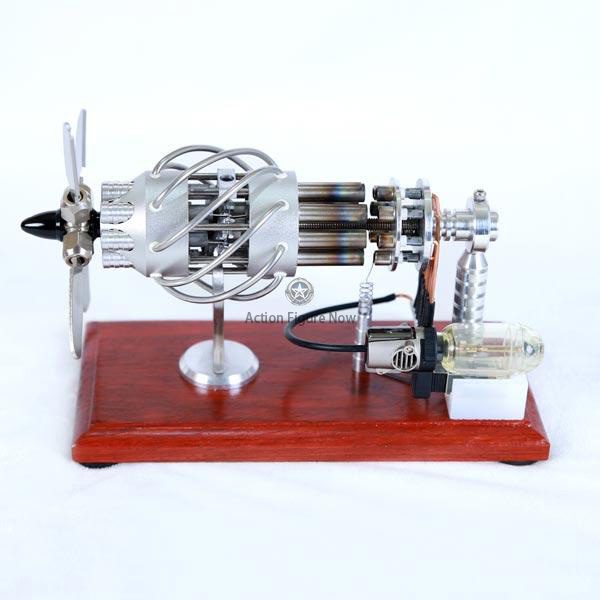 16-Cylinder Stirling Engine Model Building Kit for Engineers and Enthusiasts