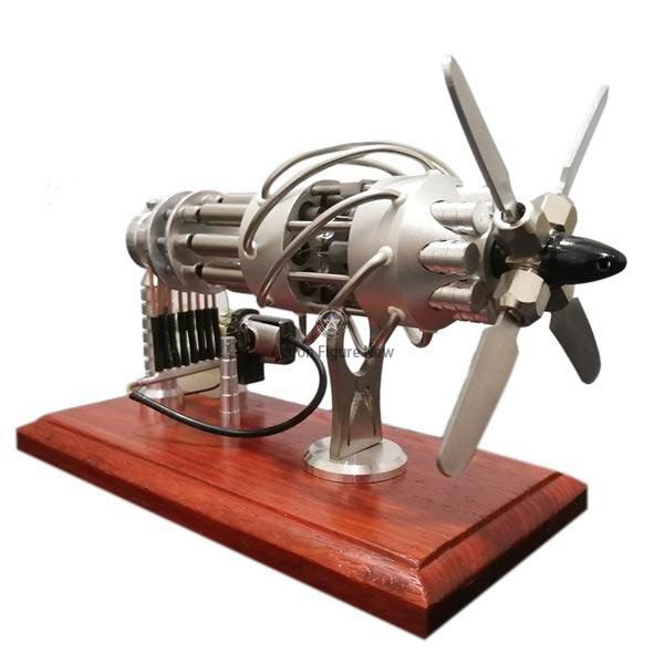 16-Cylinder Stirling Engine Model Kit Collector's Edition Engineer Gift