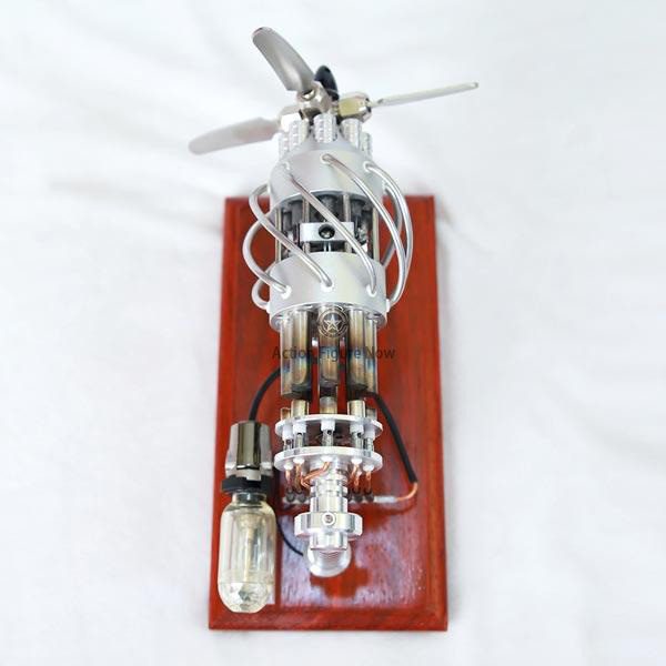 16-Cylinder Stirling Engine Model Kit Collector's Edition Engineer Gift