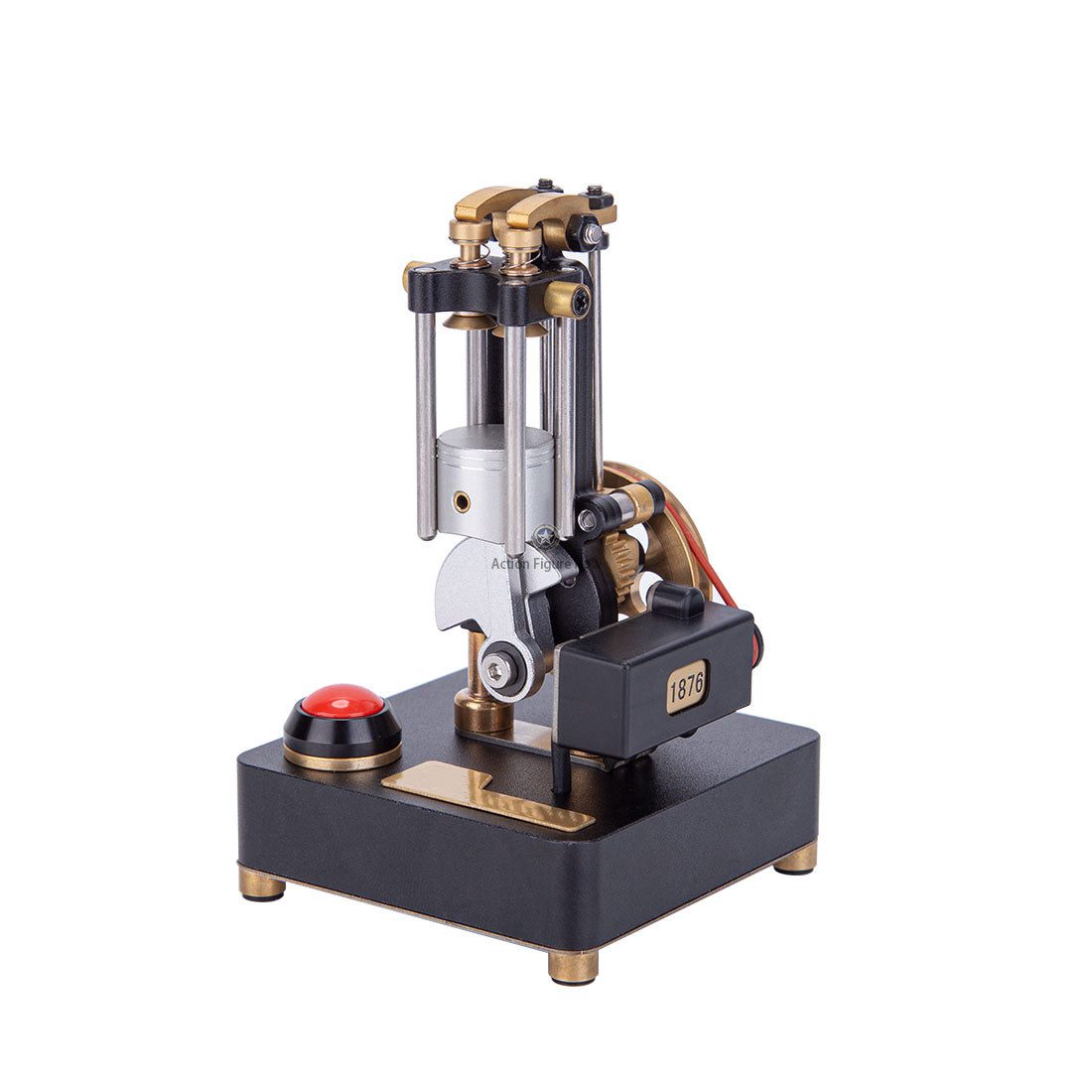 Mini Metal DIY Single-Cylinder 4-Stroke DOHC Pushrod Internal Combustion Engine Model Toy for Education and Science Experiments Mini Metal DIY Single-Cylinder 4-Stroke DOHC Pushrod Internal Combustion Engine Model Toy for Education and Science Experiments