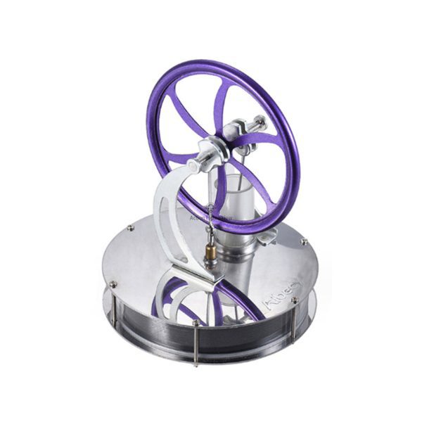 Low-Temperature Stirling Engine Coffee Cup Stirling Engine Model with Flywheel - Educational STEM Toy Engine Model for Learning Thermodynamics