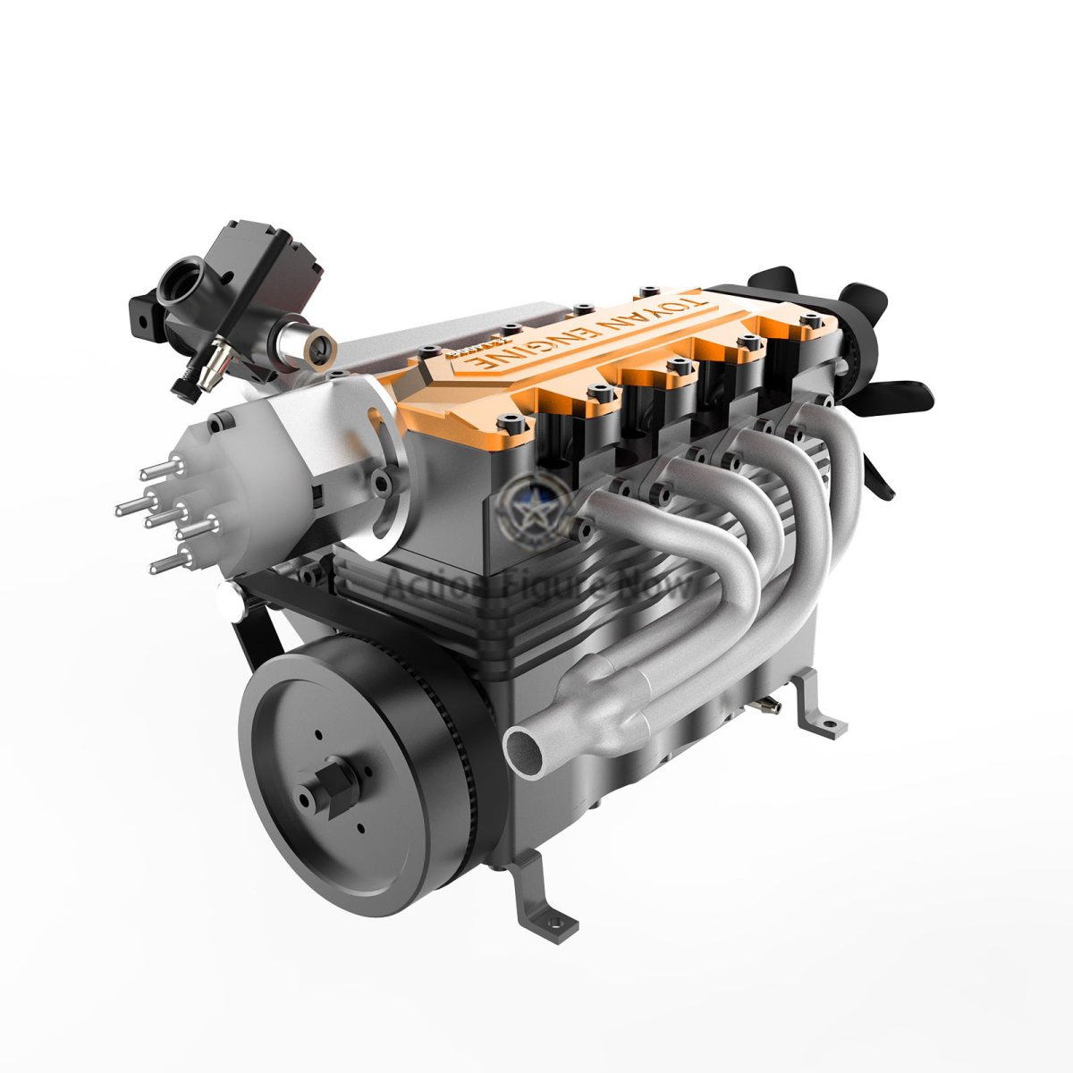 TOYAN FS-L400BGC 14CC Inline 4 Cylinder 4-Stroke Gasoline Engine Model Kit with Water Cooling