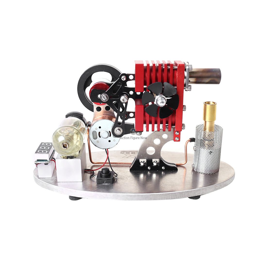 ENJOMOR Small Stirling Engine Generator Model Science Educational Engine Power Generator Engine Physics Experiment Teaching DIY Kit STEM Educational Toy ENJOMOR Small Stirling Engine Generator Model Science Educational Engine Power Generator Engine Physics Experiment Teaching DIY Kit STEM Educational Toy