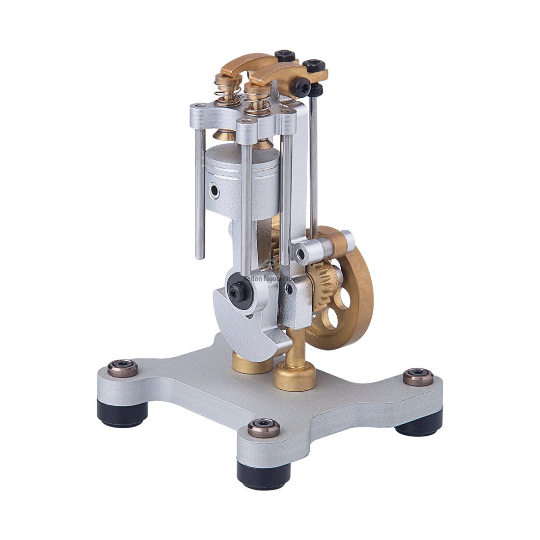 Mini Metal DIY Single-Cylinder 4-Stroke DOHC Pushrod Internal Combustion Engine Model Toy for Education and Science Experiments Mini Metal DIY Single-Cylinder 4-Stroke DOHC Pushrod Internal Combustion Engine Model Toy for Education and Science Experiments