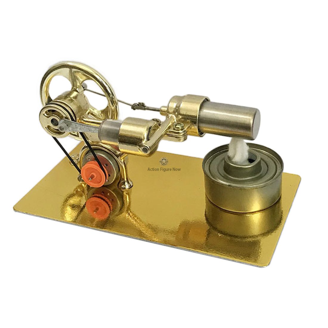 Single-Cylinder Stirling Engine Model Building Kit with LED for Educational Study Single-Cylinder Stirling Engine Model Building Kit with LED for Educational Study