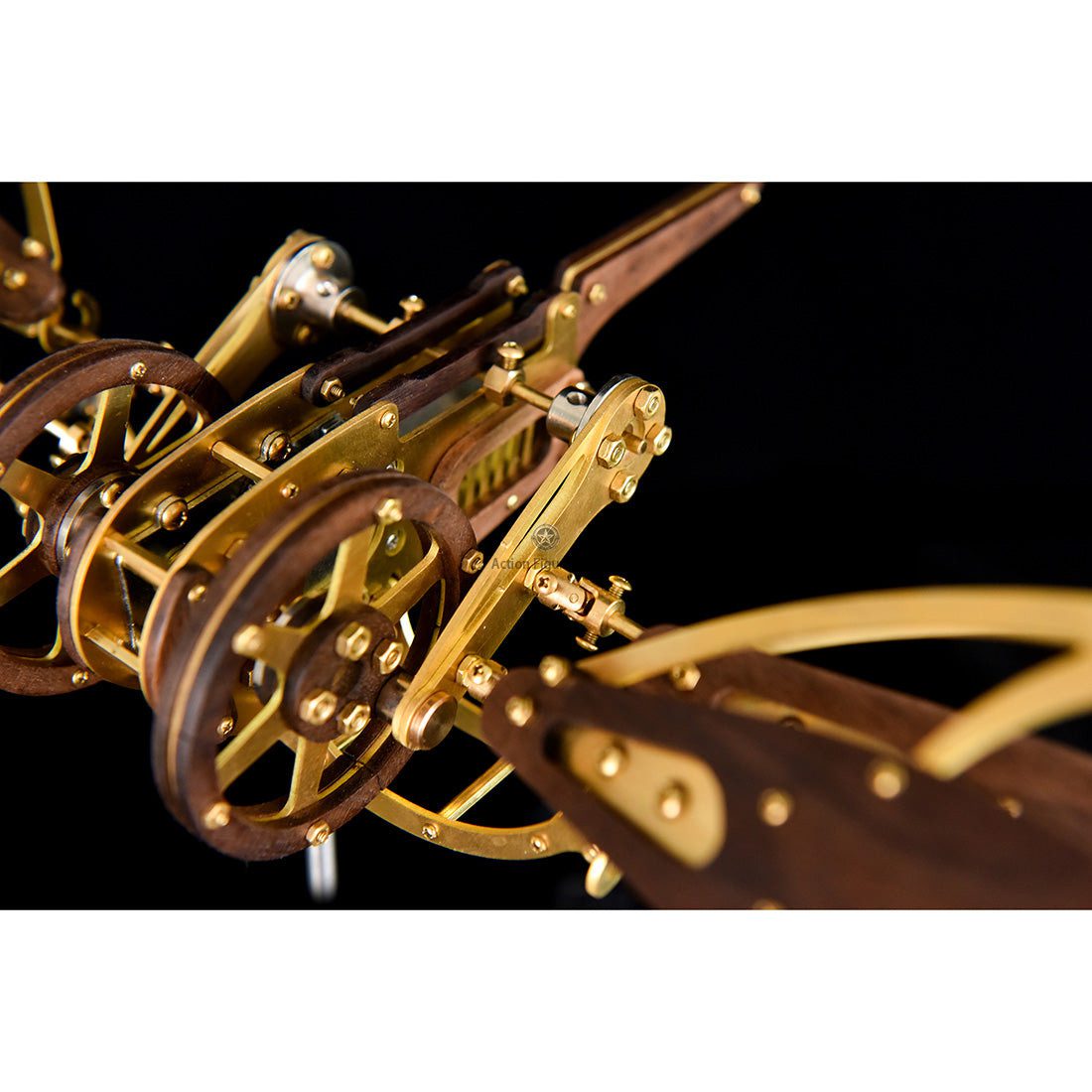 Mystery Aircraft DIY Assembly Model Kit - Crafted from Solid Metal and Wood for Enhanced Longevity Mystery Aircraft DIY Assembly Model Kit - Crafted from Solid Metal and Wood for Enhanced Longevity