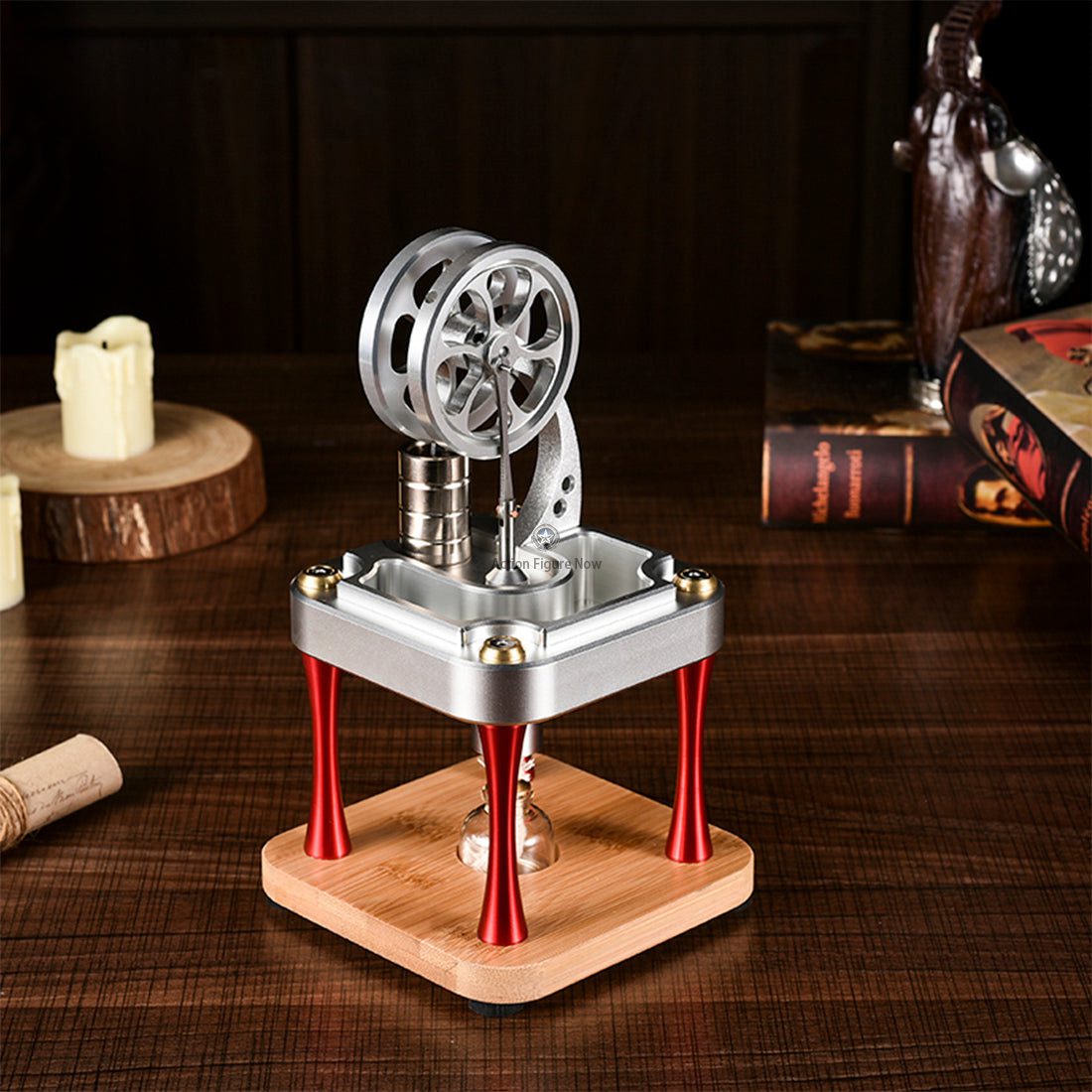 High-Temperature Water-Cooled Stirling Engine Model for Scientific Experimentation High-Temperature Water-Cooled Stirling Engine Model for Scientific Experimentation