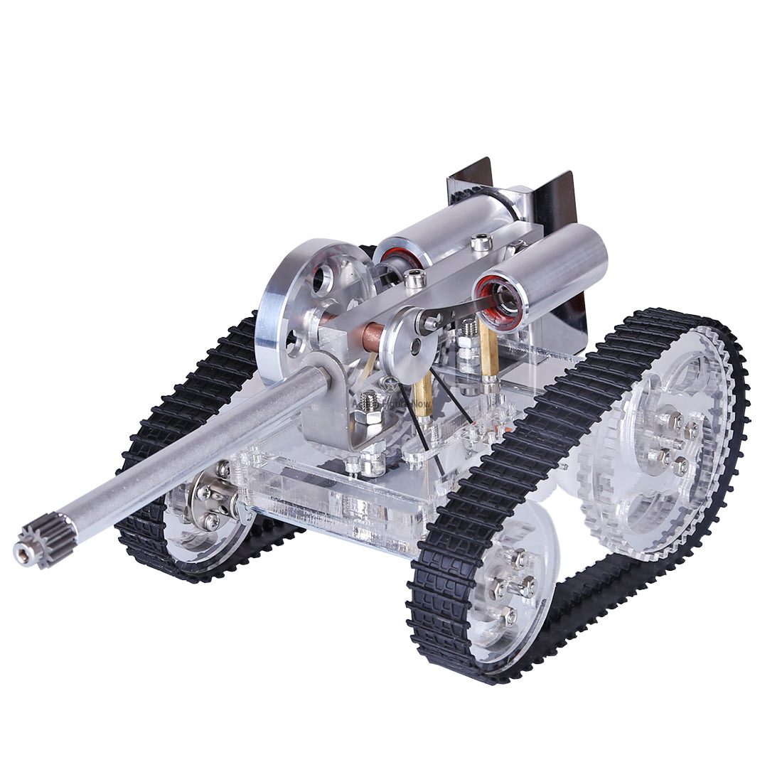 Stirling Engine Tank Model - Science Education Toy for Physics Experiments - Enginediy Stirling Engine Tank Model - Science Education Toy for Physics Experiments - Enginediy