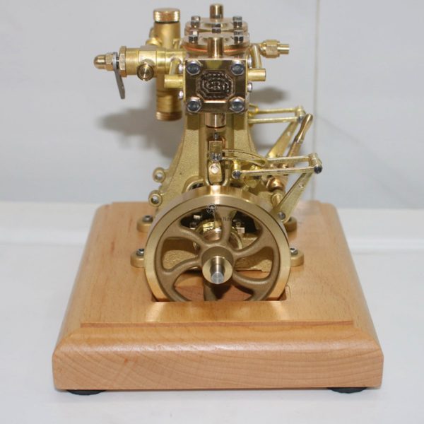 M30B 3.7CC Mini Retro Double-Acting Steam Engine with Vertical Double Cylinders